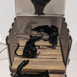 Shadow Puppet theatre box detail